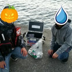 息子とその友達たちと朝マズメ釣行。今日も活況でした。